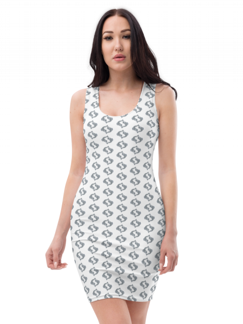 Robe ajustée - Poisson