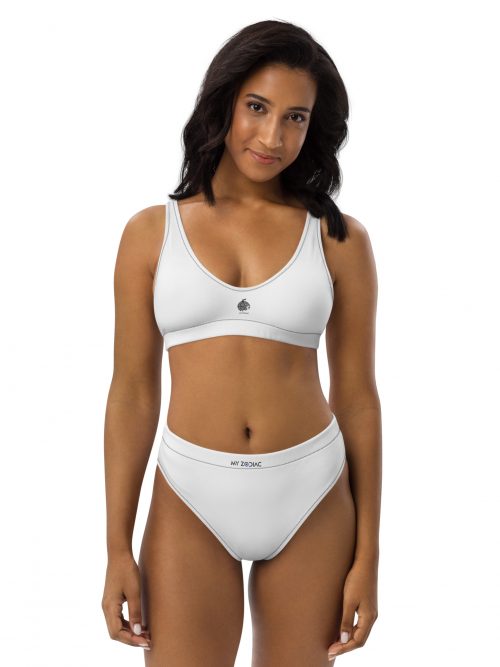 Bas de maillot de bain éco-responsable taille haute