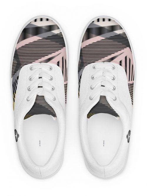 Tennis en toile avec lacets homme